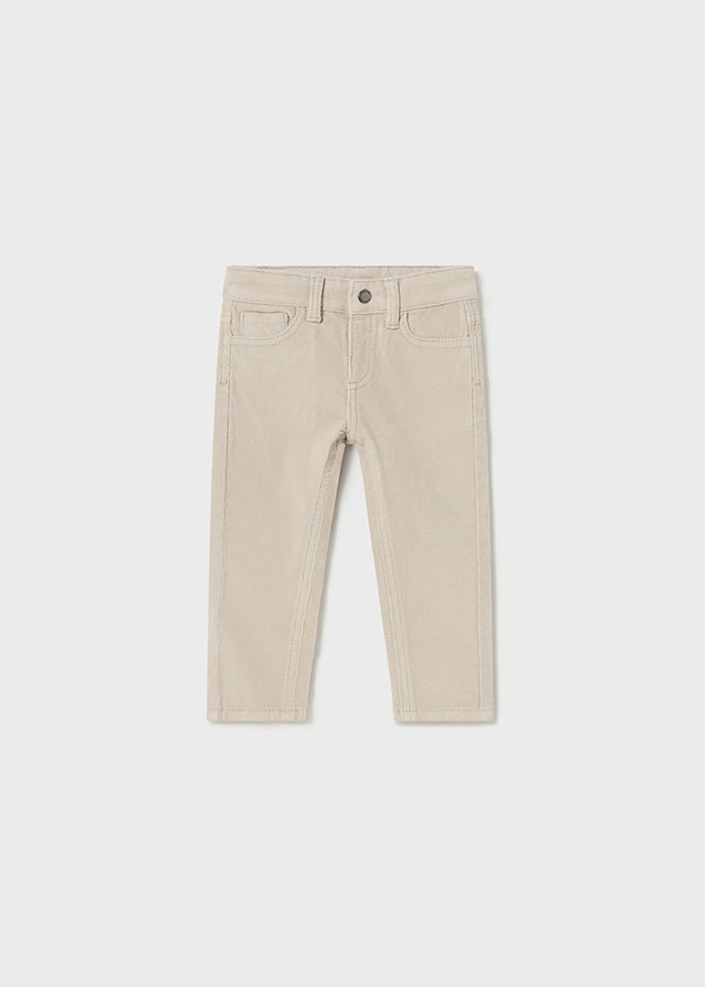 Mayoral Basic slim fit cord trousers