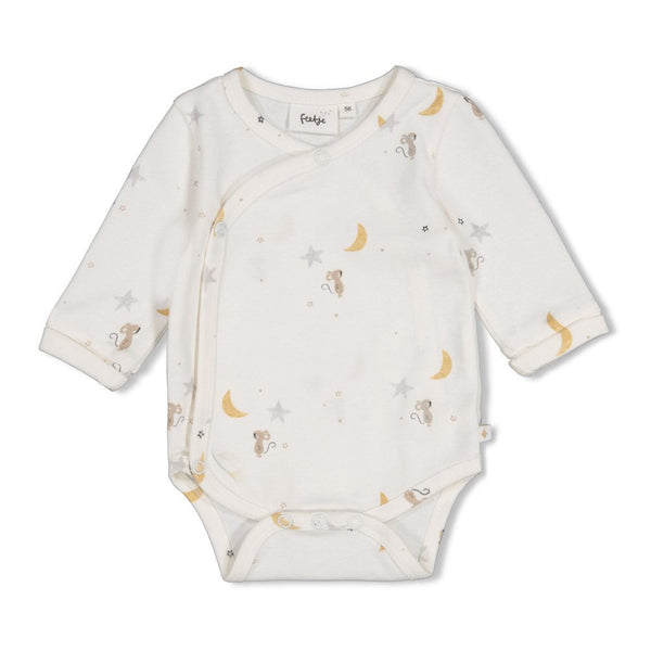 Feetje Wikkelromper AOP - Over the Moon for You