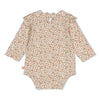 Meisjes Romper AOP - Fall in Love van Feetje in de kleur Offwhite in maat 62.