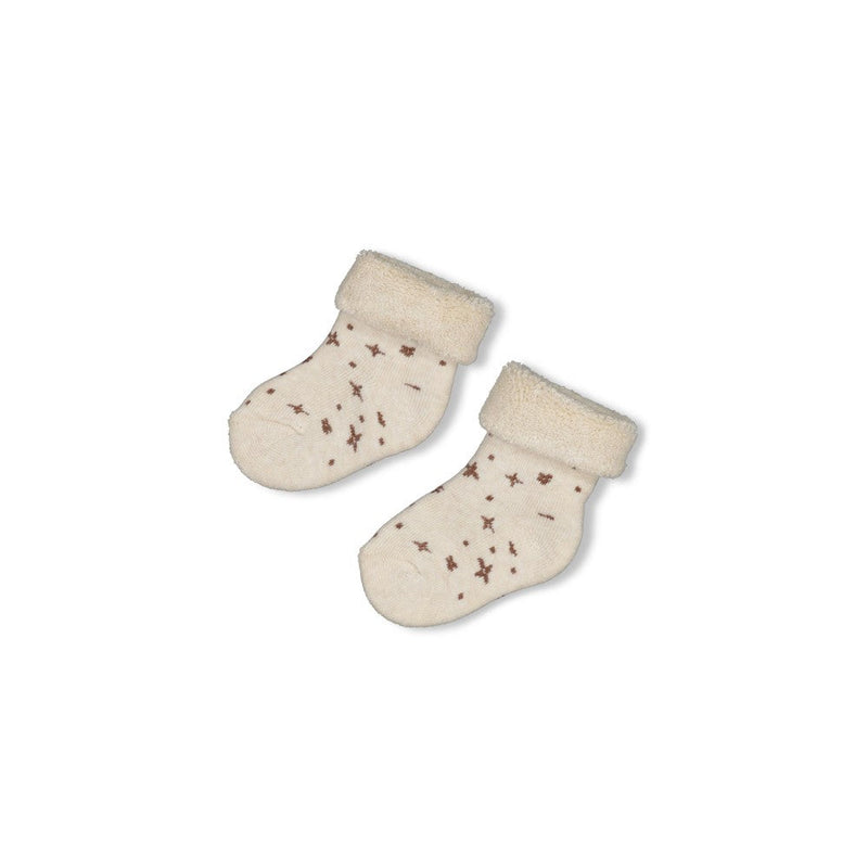Unisexs Sokken - The Cuddle Company van Feetje in de kleur Offwhite melange in maat 50-56.