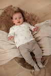Unisexs Sokken - The Cuddle Company van Feetje in de kleur Offwhite melange in maat 50-56.