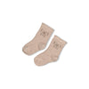 Meisjes Sokken - Dress to Impress van Feetje in de kleur Taupe melange in maat 68-74.