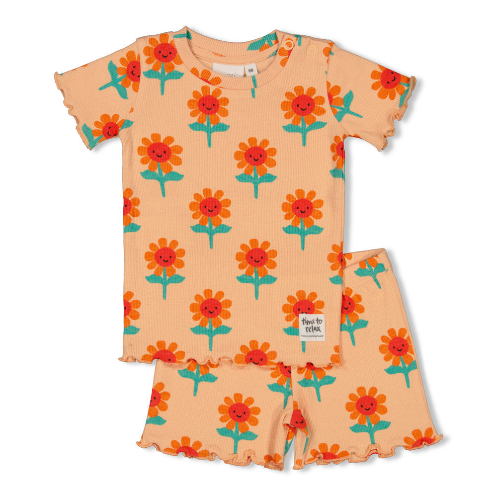Meisjes Filou Fleur - Premium Summerwear by FEETJE van Feetje in de kleur Perzik in maat 122.