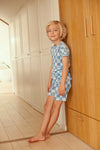 Jongens Chase Check - Premium Summerwear by Feetje van Feetje in de kleur Blauw in maat 152.