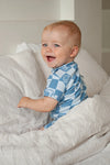 Jongens Chase Check - Premium Summerwear by Feetje van Feetje in de kleur Blauw in maat 86.