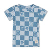 Jongens Chase Check - Premium Summerwear by Feetje van Feetje in de kleur Blauw in maat 86.