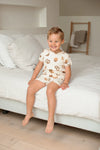 Unisexs Cosy Crumbs - Premium Summerwear by Feetje van Feetje in de kleur Offwhite in maat 152.