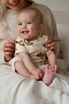 Unisexs Cosy Crumbs - Premium Summerwear by Feetje van Feetje in de kleur Offwhite in maat 86.