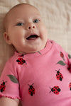 Meisjes Lily Ladybug - Premium Summerwear by Feetje van Feetje in de kleur Roze in maat 86.