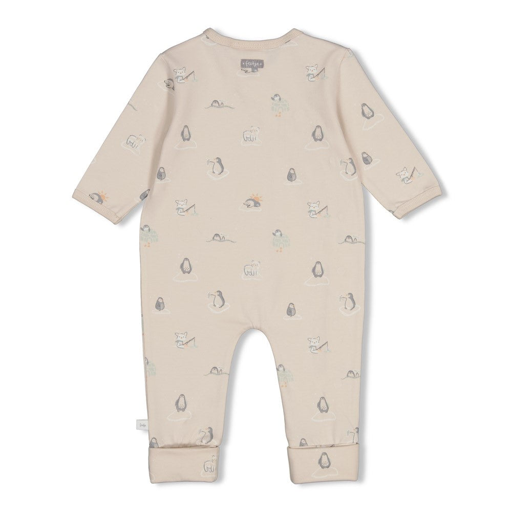 Feetje Pak omslagvoet AOP - Penguin Cuddles