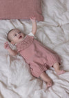 s Romper k/m pointelle rib - Starfish Wishes van Feetje in de kleur Offwhite in maat 86.
