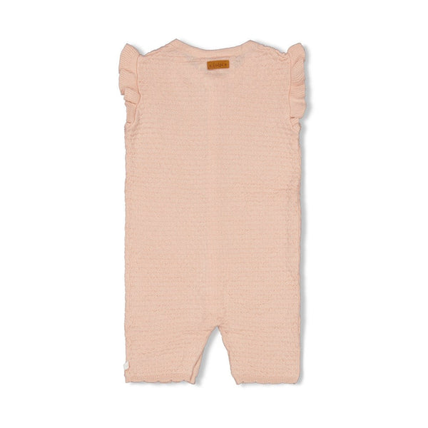 s Kort pakje gebreid pointelle - Essential Knits van Feetje in de kleur Roze in maat 62.
