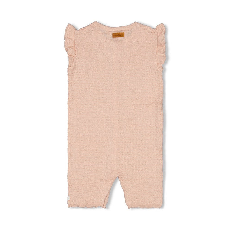 s Kort pakje gebreid pointelle - Essential Knits van Feetje in de kleur Roze in maat 62.