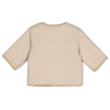 Unisexs Omkeerbaar jasje - Over the Moon for You van Feetje in de kleur Taupe in maat 62.