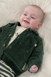 Jongens Jasje velours rib - Wiggle and Waddle van Feetje in de kleur Groen in maat 92.
