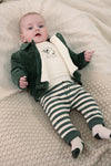 Jongens Jasje velours rib - Wiggle and Waddle van Feetje in de kleur Groen in maat 92.
