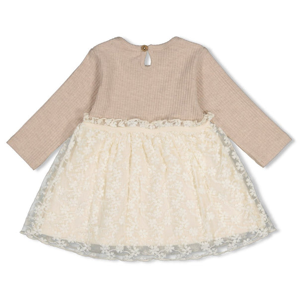 Feetje Jurk met geborduurd tule - Dress to Impress