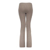 Meisjes Pants jacquard flared van Geisha in de kleur Brown/gold in maat 176.