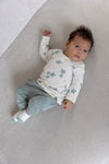 s Longsleeve AOP - Turtelly Cool van Feetje in de kleur Offwhite in maat 86.