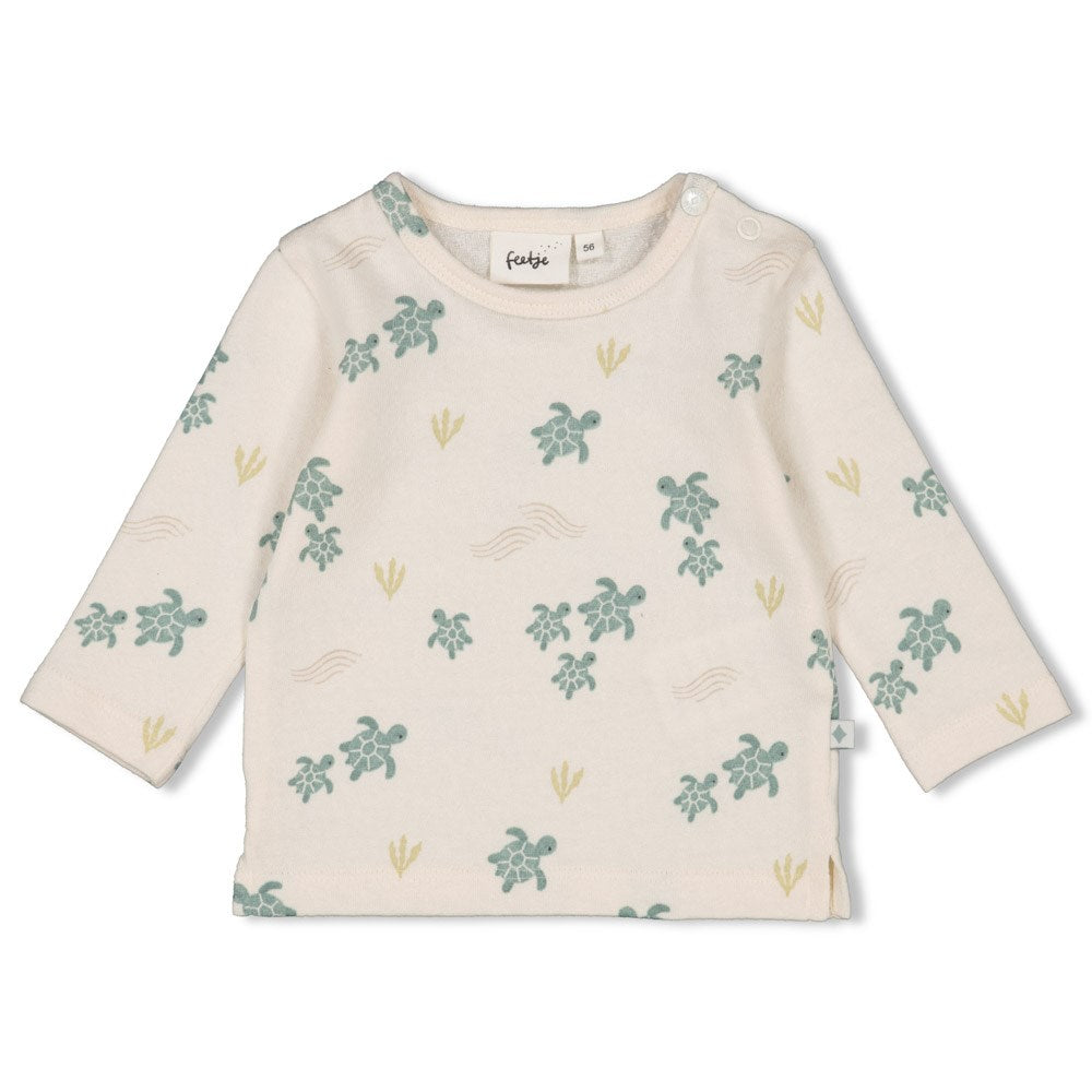 Feetje Longsleeve AOP - Turtelly Cool
