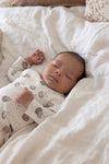 s Longsleeve AOP - Cute Cookie van Feetje in de kleur Offwhite in maat 62.