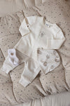 s Longsleeve - Cute Cookie van Feetje in de kleur Offwhite in maat 62.