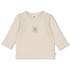 s Longsleeve - Cute Cookie van Feetje in de kleur Offwhite in maat 62.