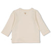 s Longsleeve - Cute Cookie van Feetje in de kleur Offwhite in maat 62.