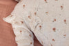s Overslagshirt AOP - Sweet Poppy van Feetje in de kleur Offwhite melange in maat 62.