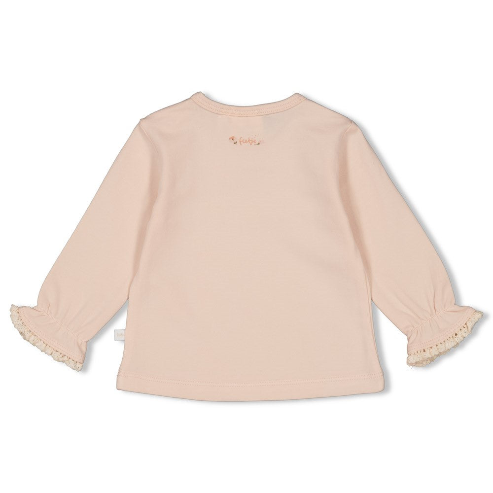 s Longsleeve - Sweet Poppy van Feetje in de kleur l.Roze in maat 62.