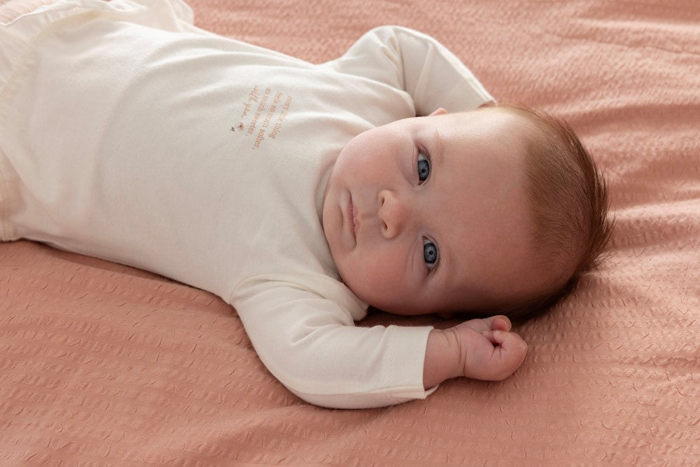 s Longsleeve - Sweet Poppy van Feetje in de kleur Offwhite in maat 62.