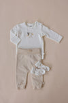 s Longsleeve - Special Delivery van Feetje in de kleur Offwhite in maat 62.