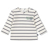 s Longsleeve streep wafelstructuur - Rock My Boat van Feetje in de kleur Marine in maat 86.