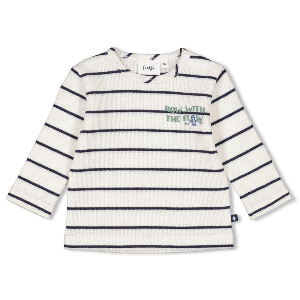 Feetje Longsleeve streep wafelstructuur - Rock My Boat