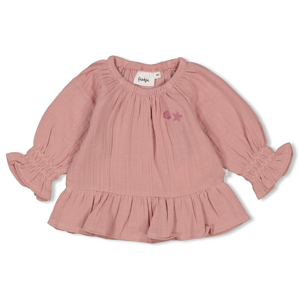 Feetje Longsleeve ruches - Starfish Wishes