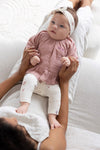 s Legging AOP - Starfish Wishes van Feetje in de kleur Offwhite in maat 86.