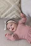 s Longsleeve ruches - Starfish Wishes van Feetje in de kleur Mauve in maat 86.