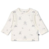 s Longsleeve AOP - Farm Life van Feetje in de kleur Offwhite in maat 62.