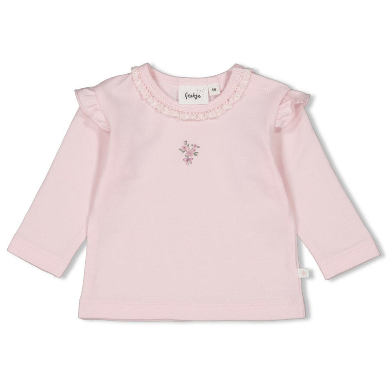 s Longsleeve - Blossom van Feetje in de kleur Lila in maat 86.