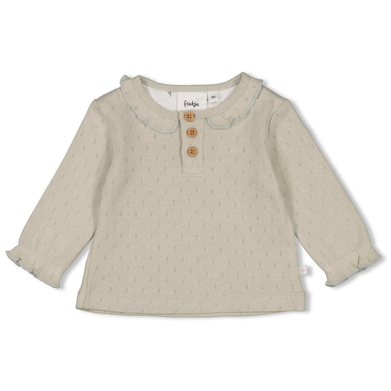 s Longsleeve - Blossom van Feetje in de kleur Mint in maat 86.