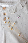 s Longsleeve - Blossom van Feetje in de kleur Mint in maat 86.