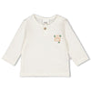 s Longsleeve - The Chill Club van Feetje in de kleur Offwhite in maat 86.