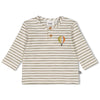 s Longsleeve streep - Mini Adventurer van Feetje in de kleur Army in maat 86.