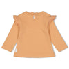 s Longsleeve - Flower Field van Feetje in de kleur Abrikoos in maat 86.