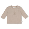 Unisexs Longsleeve - The Cuddle Company van Feetje in de kleur Bruin melange in maat 62.