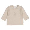 Unisexs Longsleeve - The Cuddle Company van Feetje in de kleur Taupe melange in maat 62.