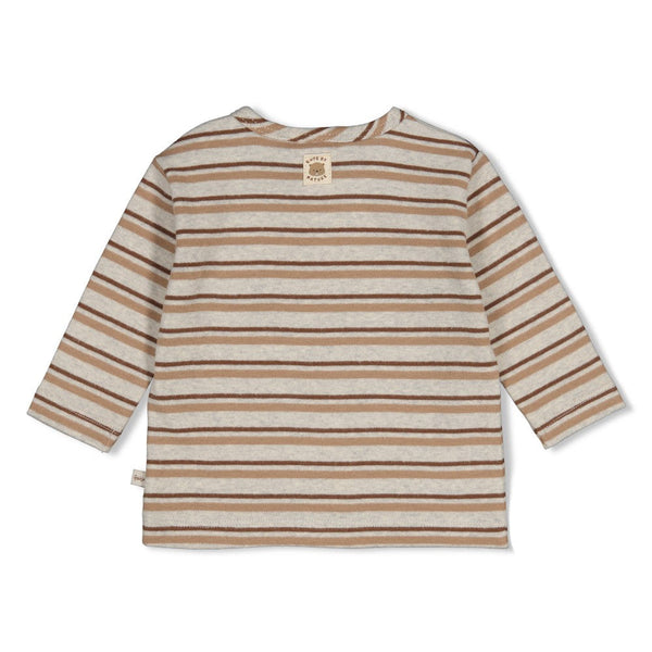Feetje Longsleeve rib met streep - Tiny Timber Tales