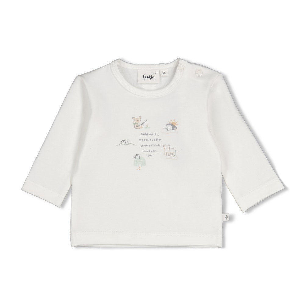 Feetje Longsleeve - Penguin Cuddles