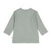 Jongens Longsleeve rib - Penguin Cuddles van Feetje in de kleur Zeegroen in maat 62.
