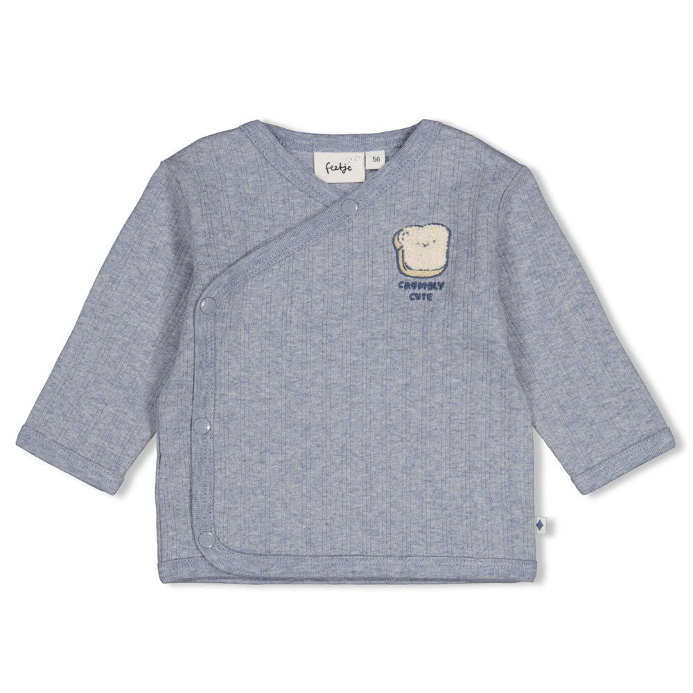 Feetje Overslagshirt rib - Breakfast Buddy